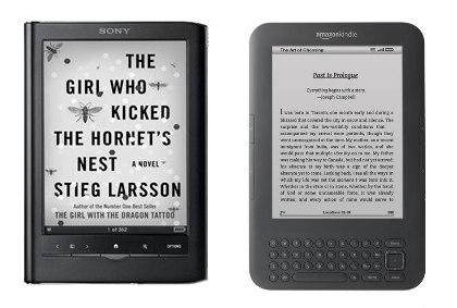 Sony Reader Touch vs Kindle