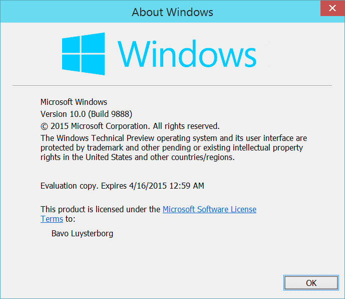 Defaultuser0 windows пароль. Windows 8 winver. Windows 10 Technical Preview build 9888. Consumer Edition или Business Edition. Consumer Editions.