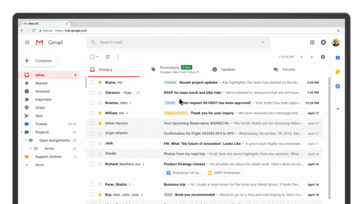 Google reveals new Gmail desktop interface to make users more
