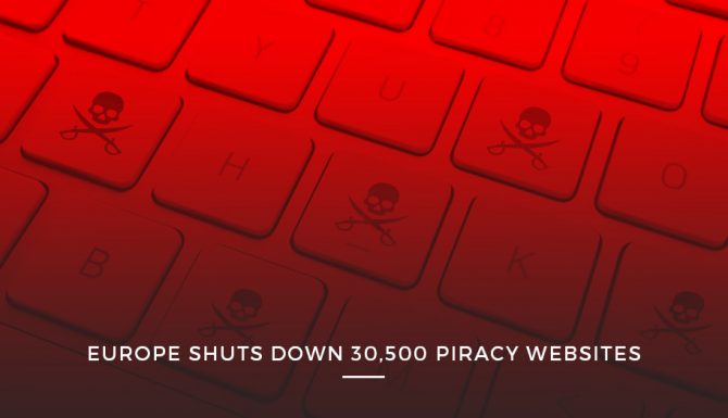 Europol Shuts Down Piracy Websites
