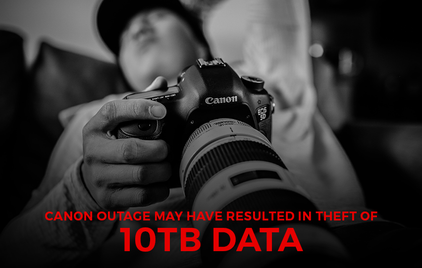 Canon Outage Resulted in Theft of 10TB Data