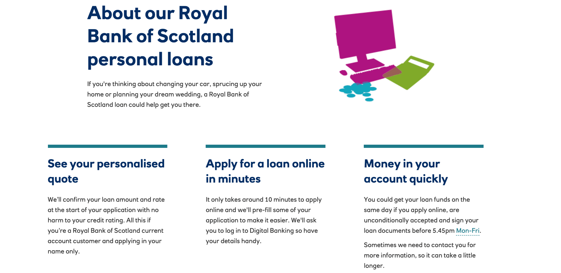 Personal Loan from Royal Bank of Scotland: Discover All the Benefits Before Ordering