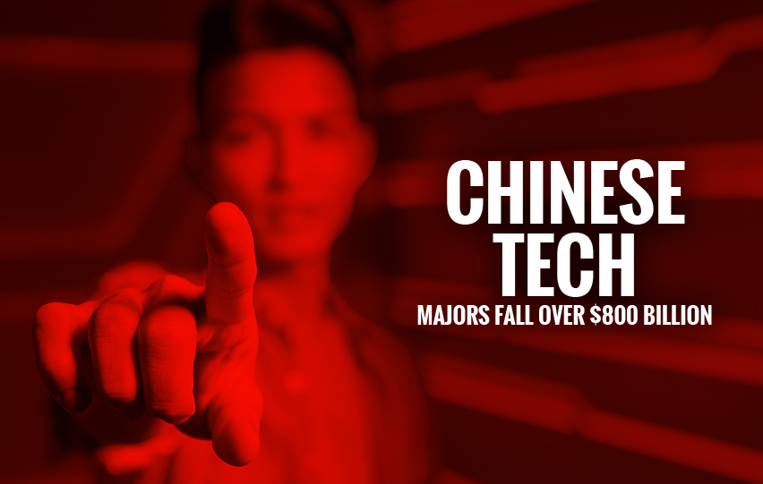 Chinese Tech Majors Fall Over