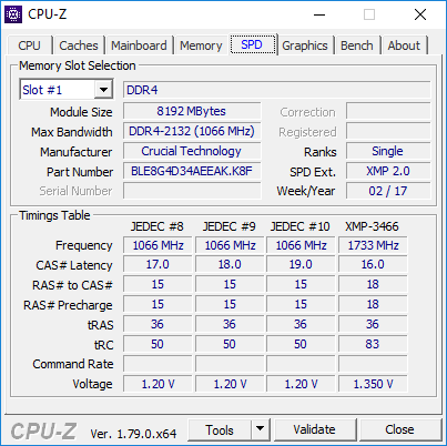 Ballistix Elite Memory timings