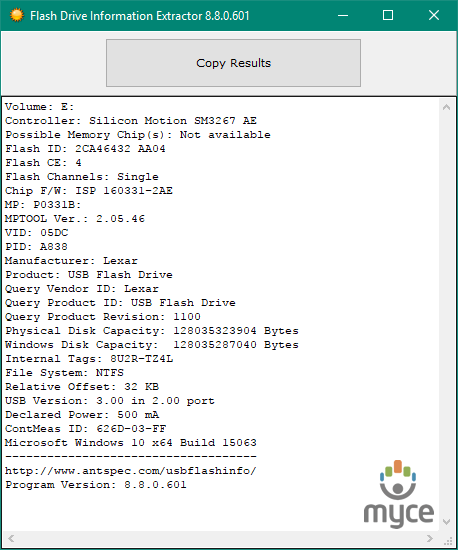 Lexar Tough detailed specifications